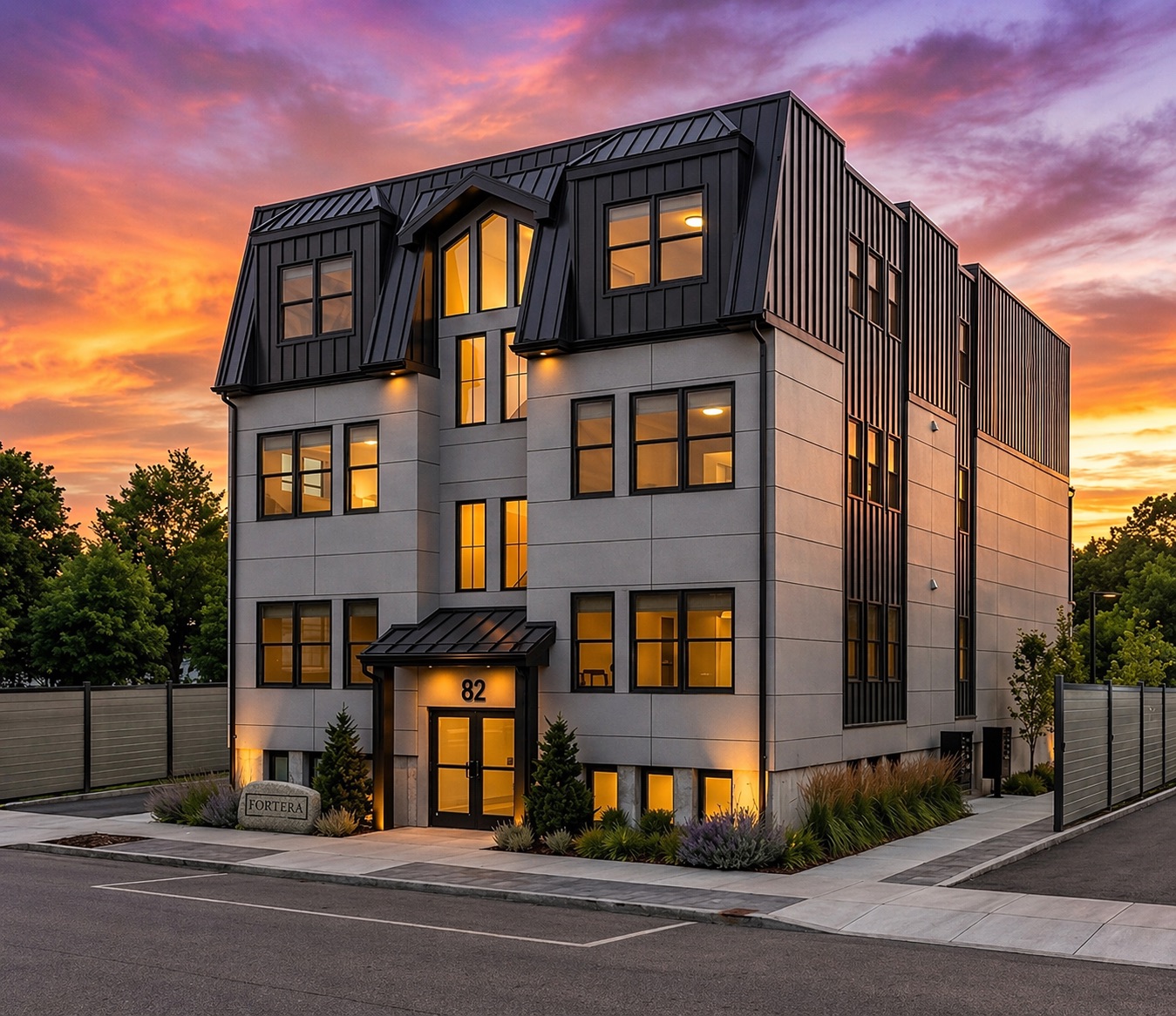 Front exterior of Beechwood Collection at 82 Genest St., Ottawa — arriving Spring 2027